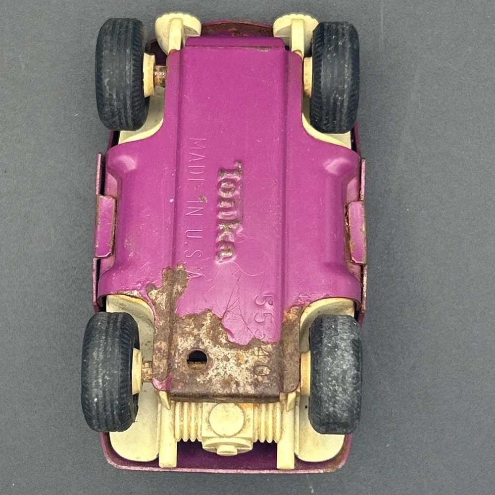 Vintage Tonka Pressed Steel Dune Fun Buggy Purple Plum 1970's Made In USA #55340
